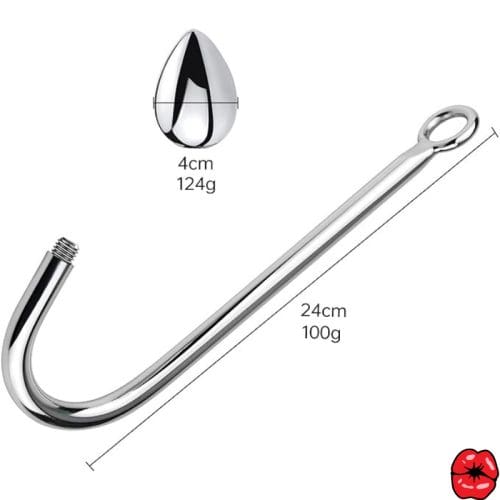 crochet-anal-en-acier-inoxydable-1-boule-40mm