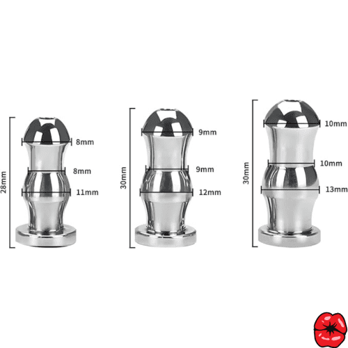 kit-de-3-plugs-uretre-en-acier-inoxydable-xl