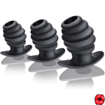 pack-de-3-plugs-anal-tunnel-silicone-noir