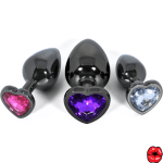 plug-anal-diamant-en-coeur-noir-3-pieces