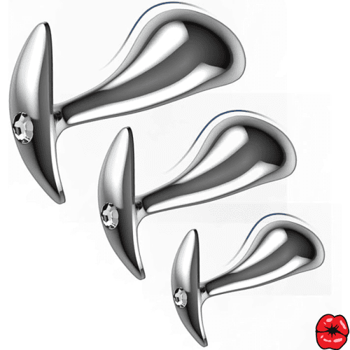plug-anal-en-metal-argent-3-pieces