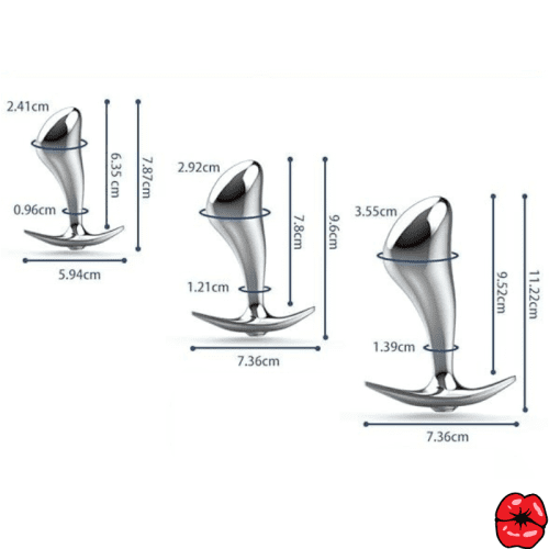 plug-anal-en-metal-argent-3-pieces