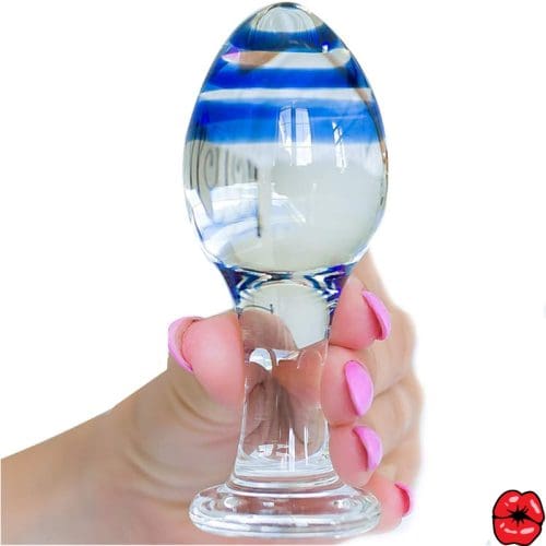 plug-anal-en-verre-bleu