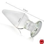 plug-anal-en-verre-conique