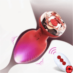 plug-anal-vibrant-rouge-en-forme-de-rose-10-modes