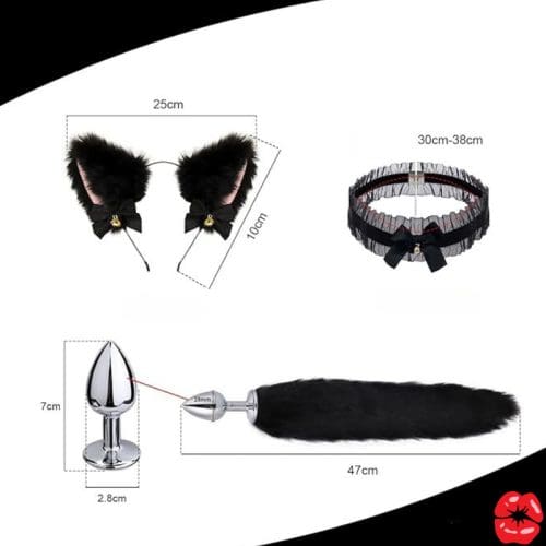 kit-5-pieces-plug-anal-queue-de-renard