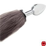 plug-anal-queue-de-chat-gris-et-blanc