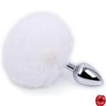 plug-anal-queue-de-lapin-blanc