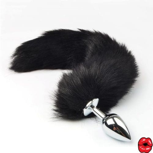 plug-anal-queue-de-renard-en-fausse-fourrure-noir